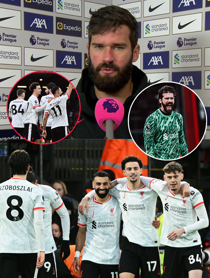 "He Doesn’t Like Defending, But He Did It for the Team" — Alisson Praises on of his teammate's Hard Work in Liverpool’s Win Over Bournemouth