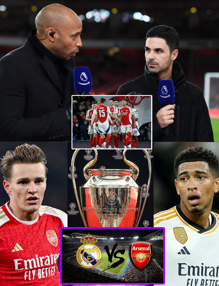 Thierry Henry Reveals What Arsenal Must Do to Defeat Real Madrid in Champions League match 