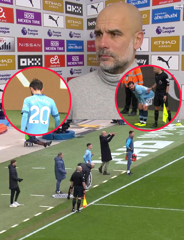 Pep Guardiola Explains Why He Substituted Bernardo Silva Just 18 Minutes After Bringing Him On