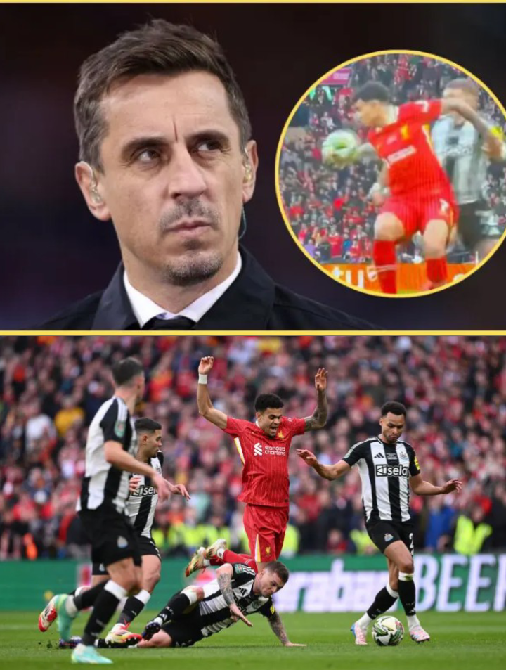 Gary Neville Spots Controversial Moment vs Newcastle That Will Infuriate Liverpool Fans