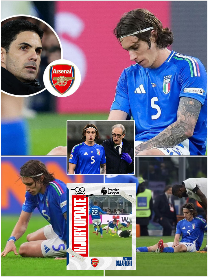 Doctor Provides Update and Full Details on Riccardo Calafiori’s Knee Injury After Italy’s Defeat to Germany