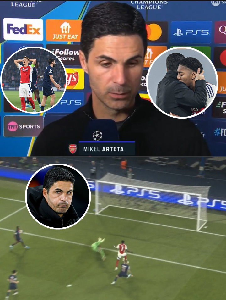 "We Were Much Better Than PSG" – Arteta Heartbroken After Arsenal Crash Out of Champions League