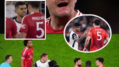 Tensions Flare as Harry Maguire Clashes with Cristian Romero After Europa League Final Defeat